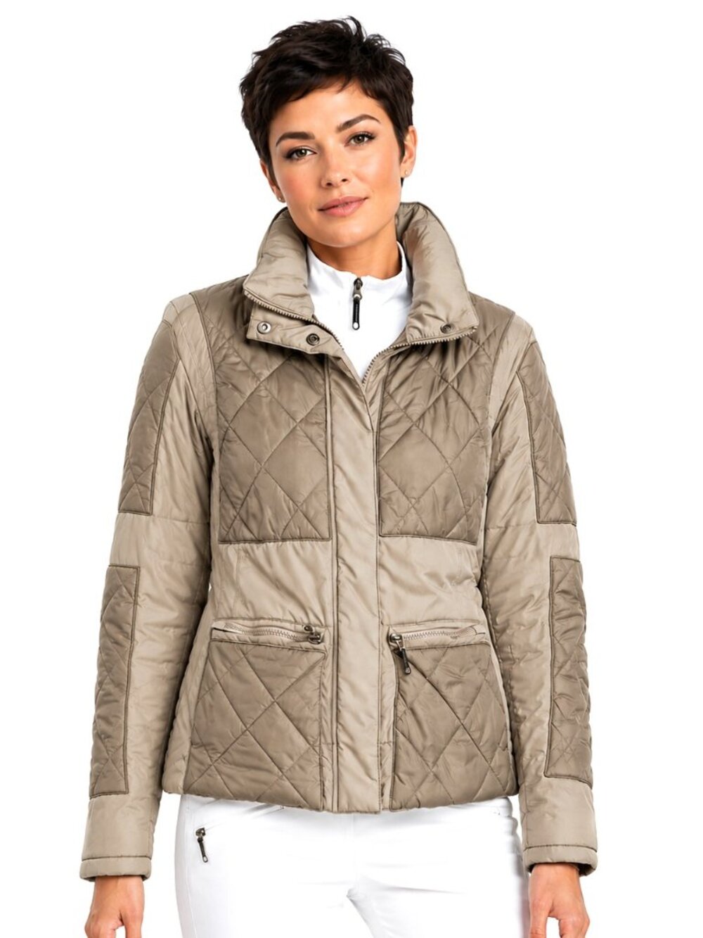 Alberto Aspesi ASPE51 Full Zip Waterproof Puffer Ski Jacket